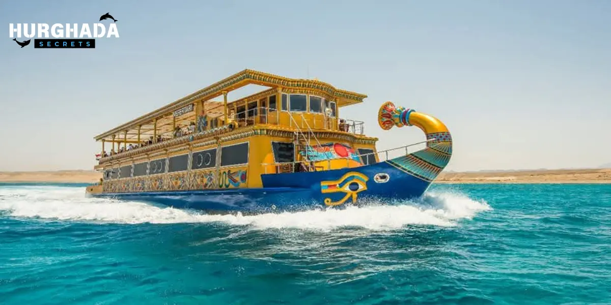 Nefertari's ship in the sea
