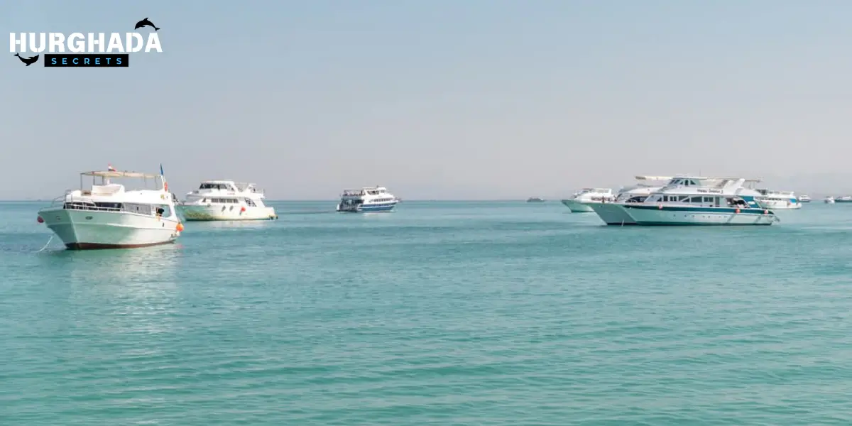 Yachts at sea