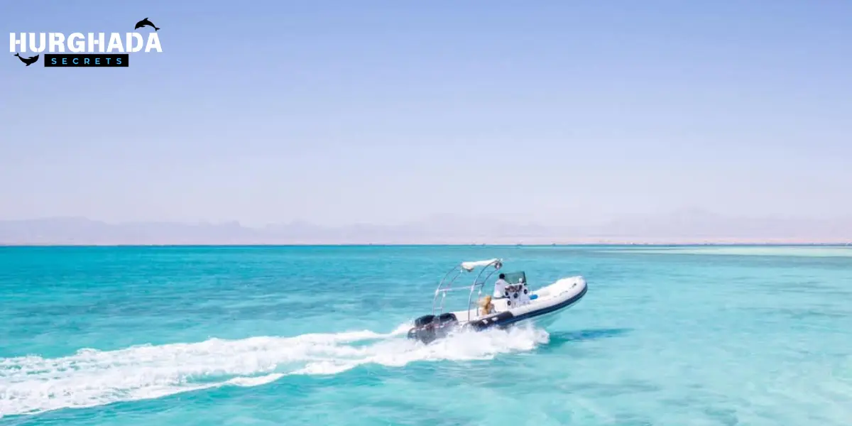 A boat at sea