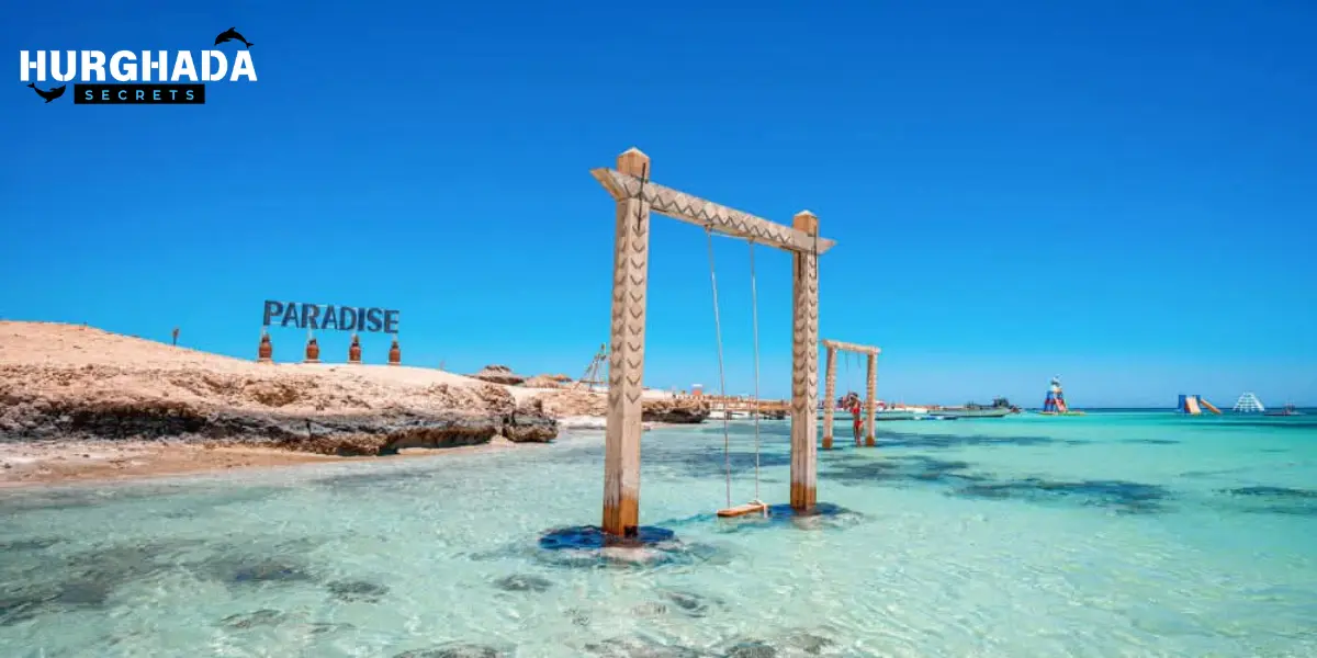 Swing in the sea